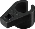 DURATECH O2 Oxygen Sensor Socket 3/8-Inch Drive x 7/8-Inch (22mm), Offset Wrench Cr-Mo Steel, 6-Point Tool with Wire Gate