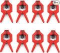 Heavy Duty Edge Band Spring Clamp Set of 8Pcs for Woodworking Strap Clamps Bandy Miter Home Improvement Grip Edge Hand Tools,Shelving,Cabinet,Plywood,Molding,Trim,Pool