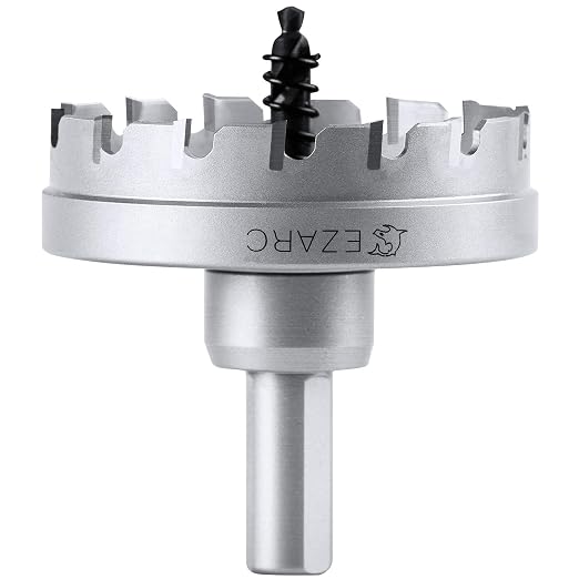EZARC Carbide Hole Saw Heavy Duty, Hole Cutter for Stainless Steel, Sheet Metal 2-5/8" 67mm