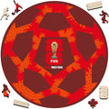 FIFA World Cup 2026 Soccer Wooden Puzzle for Adults, 5MM Thick, Canada Ball Puzzle for Soccer Fans, Officially Licensed Product, 200 Pieces Irregular Shape Jigsaw Puzzles,10 x 10