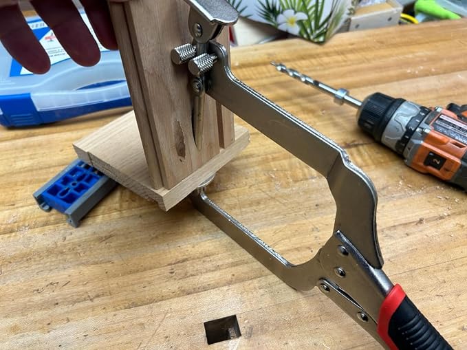 Xiao & Dao Pro Pocket Hole 14 Inch (355mm) Right Angle Corner Clamp Tools, 2 Ways to Use for Woodworking and Pocket Hole Joinery【2-pack】