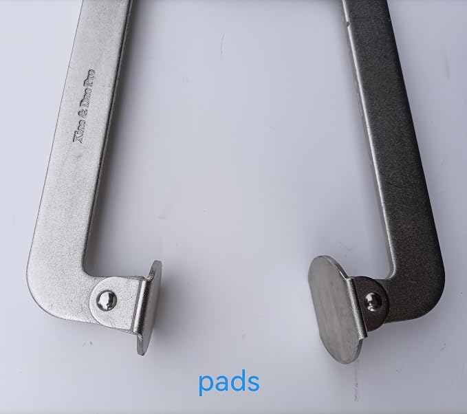 15" Locking C-Clamp with Larger Swivel Pads, XD-C15-003, 2 PCS | Bigger Swivel Pads