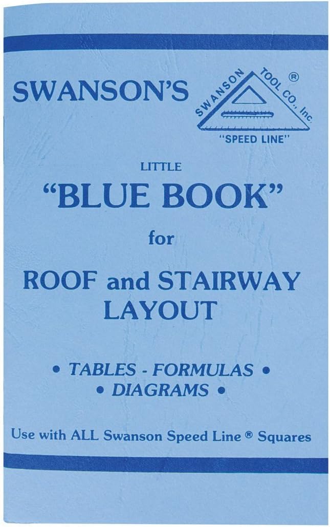 Swanson Tool Co S0107 "Big 12" 12-Inch Speed Square Layout Tool with Blue Book