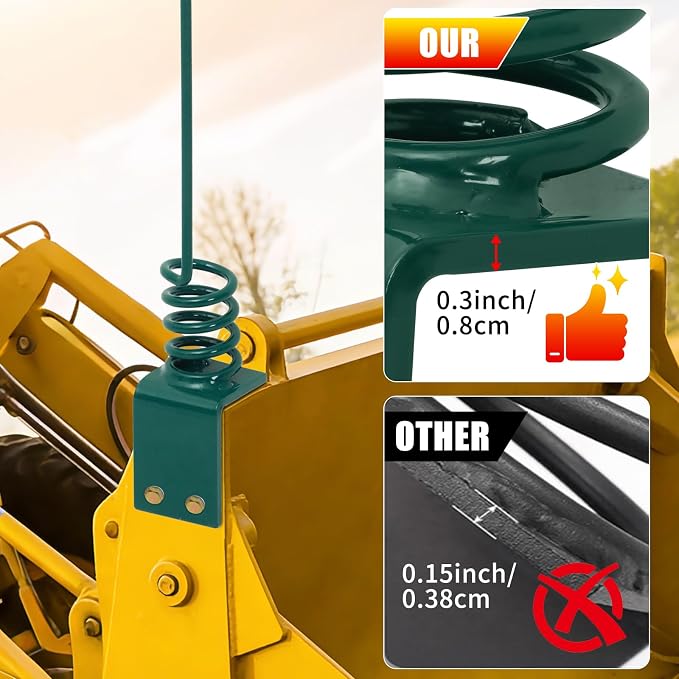 Hydraulic Hose Holder Skid Steer - 0.3" (8cm) Thick Plate