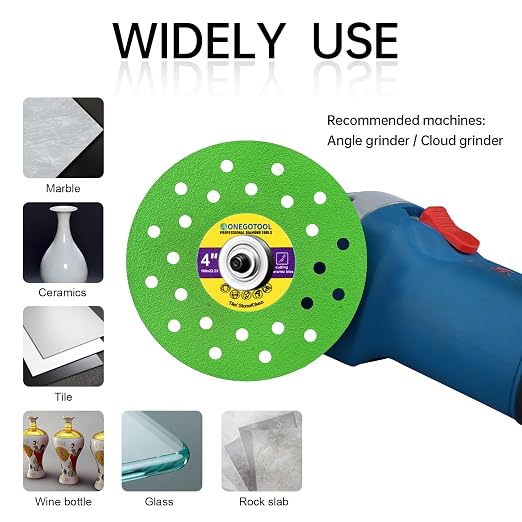 4 inch Tile Cutter Diamond Saw Blade for Angle Grinder Porcelain Ceramic Glass Marble Cutting Tools Grinding disc (3pcs)