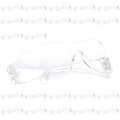 3M Safety Glasses, Virtua, Pack of 100, ANSI Z87, Unisex, Clear Hard Coat Lens, Clear Frame, Economical Eye Protection, Lightweight, Wraparound Coverage, UVA, UVB, UVC