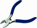 Williams PL-40CS 5-Inch Flush Cut Diagonal Cutting Pliers with Spring, Silver, Blue