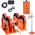 VEVOR 110V Linkage Roller for Welding, Supports 1000KG/2205LBS, Speed 80-1600 mm/min, Adjustable Diameter 25-1400mm, Includes Rotary Positioner & Torch Stand for Enhanced Welding Efficiency