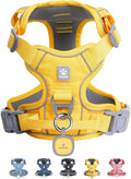 Pawaii No Pull Dog Harness with Pet ID Tag, Reflective Vest | Built for safer walks with a QR Pet ID Tag, front no pull clip, reflective trim, control handle and breathable mesh lining