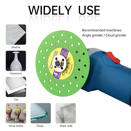 4-1/2 inch Tile Cutter Diamond Saw Blade for Angle Grinder Porcelain Ceramic Glass Marble Cutting Tools Grinding disc (5pcs)