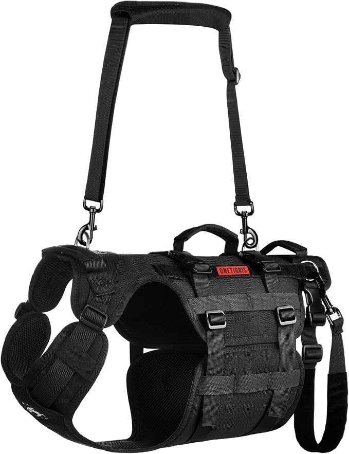 OneTigris Dog Lift Harness for Large Dogs, Dog Hip Support Brace, Full Body Lifter with Handles Invictus Multifunctional Mobility Assistance Vest for Back Legs