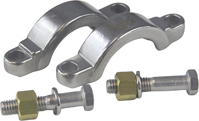 HFS 1.5" High Pressure Tri Clamp Clover Sanitary Clamp, Stainless Steel 304