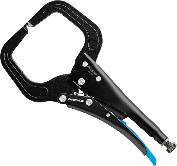 Channellock Locking Pliers 106-12 - C-Clamp, Epoxy Resin Coating, Forged Steel - 12 In