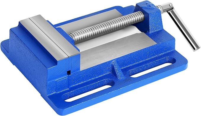Forward Q194A 4 Inch Drill Press Vise Portable Bench Vise with Slotted Base