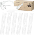 TICONN Clear Safety Glasses for Men and Women, Safety Goggles with Scratch Impact Resistant Meets ANSI Z87.1 Standard