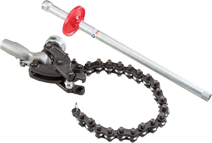 RIDGID 68650 Model 206 Soil Pipe Cutter, 1-1/2-inch to 6-inch Chain Pipe Cutter