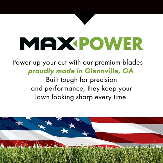 Maxpower 561381B 3 High Lift Blade Set for 50'' Cut Toro Time Cutter Z Mowers Replaces OEM no. 110-6837-03, 112-9759-03, & 115-5059-03