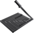 ISDIR Guillotine Paper Cutter 18" with Integrated Pressure Bar – Heavy Duty Metal Base, 15 sheet Capacity, Magnetic Guide & Safety Guard – Precision Trimmer for Cardstock, Crafts, DIY, Photos & Office