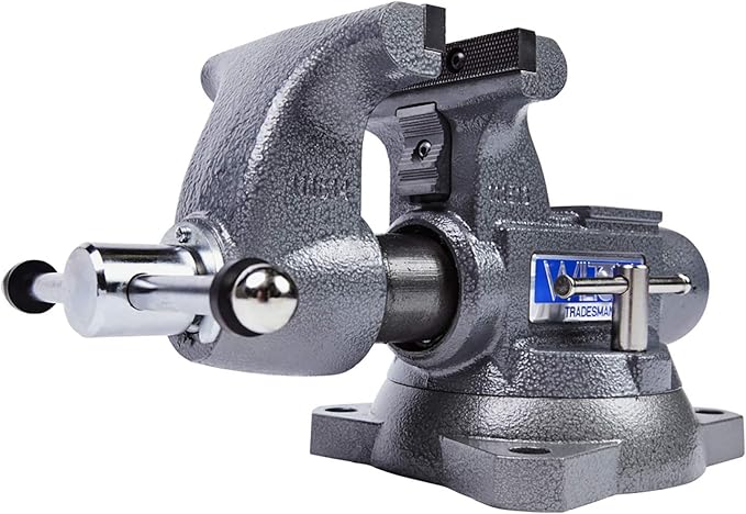 Wilton Tradesman Bench Vise, 5-1/2" Jaw Width, 5" Max Jaw Opening, 3-3/4" Throat (Model 1755)