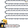 4 Pack 18 Inch Chainsaw Chain Fit Stihl 68 Drive Links .063" Gauge .325" Pitch Fit Stihl 025, MS250, MS251 (PRE 2023 .063" Gauge), MS 231, MS 241, Oregon, Husqvarna and more