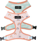 Lucy & Co. Reversible Dog Harness - Water-Repellent Neoprene, Dual-Print Design, Easy Swap Style, Adjustable Comfort Fit - in the Clouds Reversible Harness - X-Small