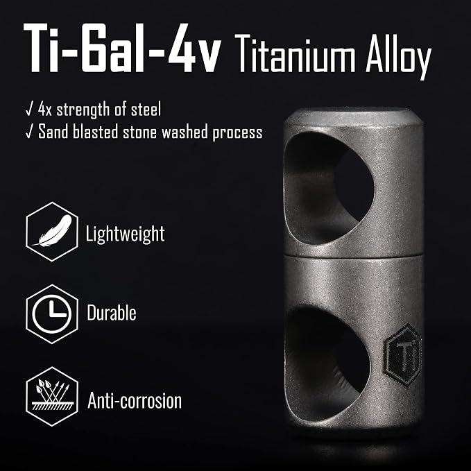 KeyUnity Titanium Swivel Key Ring Keychain Connector