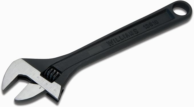 Williams 13618A Black Adjustable Wrench 18"