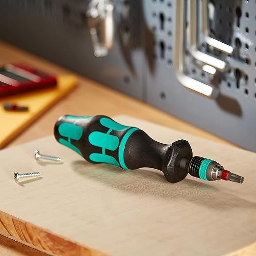 Wera 05074720001 Kraftform 7465 Hexagon Torque Screwdriver, 1/4" Head, 2.5-11.5"/lbs Pre-Set Adjustable Torque Range