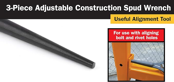 Titan 223 Adjustable Construction Spud Wrench, 3-Pc Set (Pack of 8)