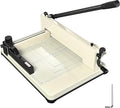 Yescom 12" Paper Cutter Heavy Duty 12 Inch Industrial Commercial Guillotine Paper Cutter 400 Sheet Large Capacity A4-12" Paper Cutter for Office, School, Picture Shop
