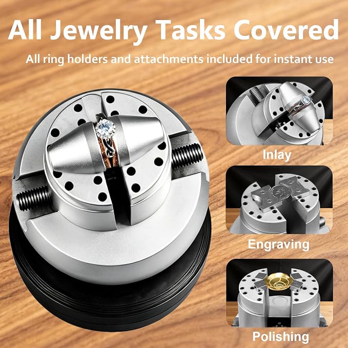 DZQ 5 Inch 70 Pcs Jewelry Ball Vise Tool Kit with Ring Making Accessories