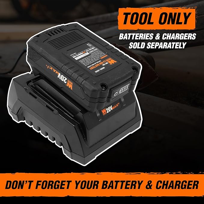 WEN Cordless Drywall Sander, Brushless with Variable Speed (Tool Only, 20V Max Battery Not Included) (20409BT)