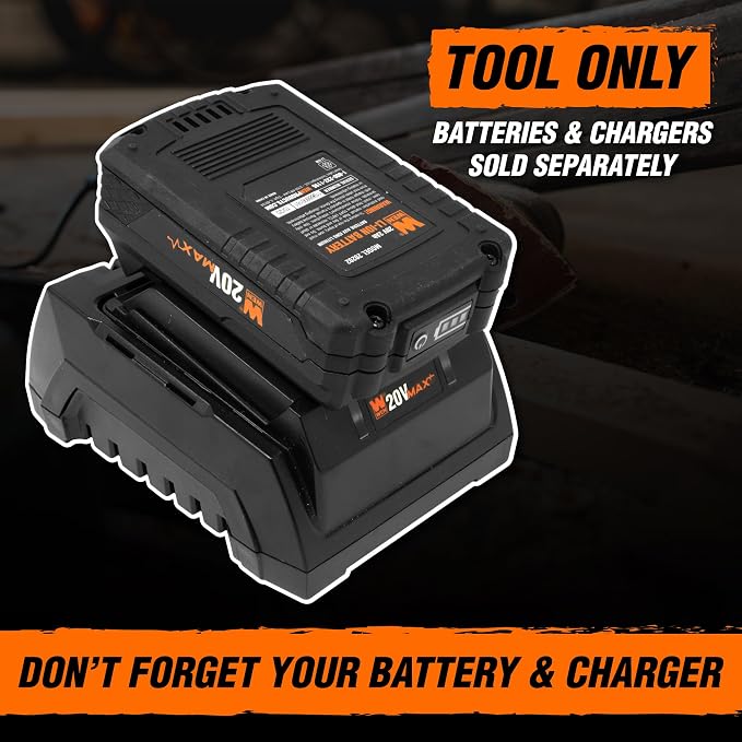 WEN Cordless Jigsaw, Brushless with Auto-Speed (Tool Only, 20V Max Battery Not Included) (20670BT)