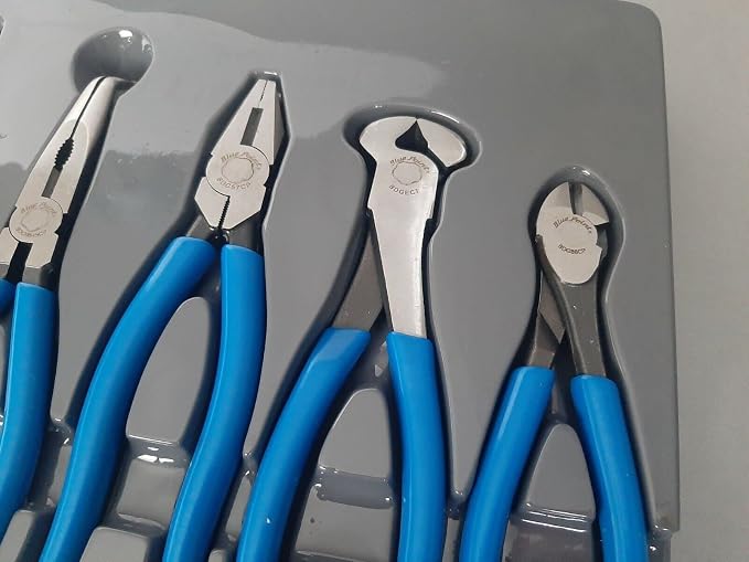 Blue Point BDGPL800, 8PC, Dipped Grips, Pliers Set ,Cutters Set