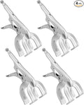 QWORK 9" Locking Pliers, 4 Pack Metal Welding Clamp, Quick-lock Release for Easy Removal
