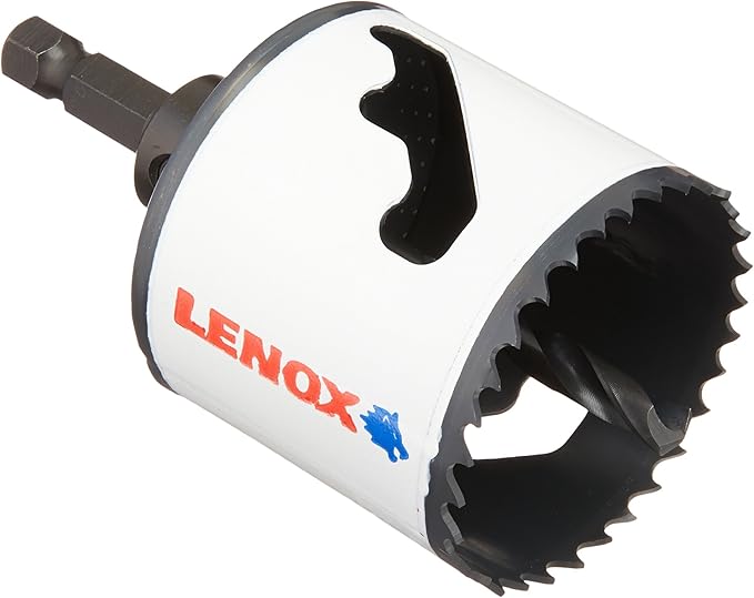 LENOX Tools Hole Saw, Bi-Metal, Speed Slot, Arbored, 2-1/8-Inch (1772951)