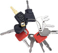 11-Piece Heavy Equipment Key Set - Master Keys Compatible with Excavators, Loaders, Tractors - Works on CAT, John Deere, Komatsu, Kubota, JCB, Case, Bobcat, JLG & More Emergency Backup Kit