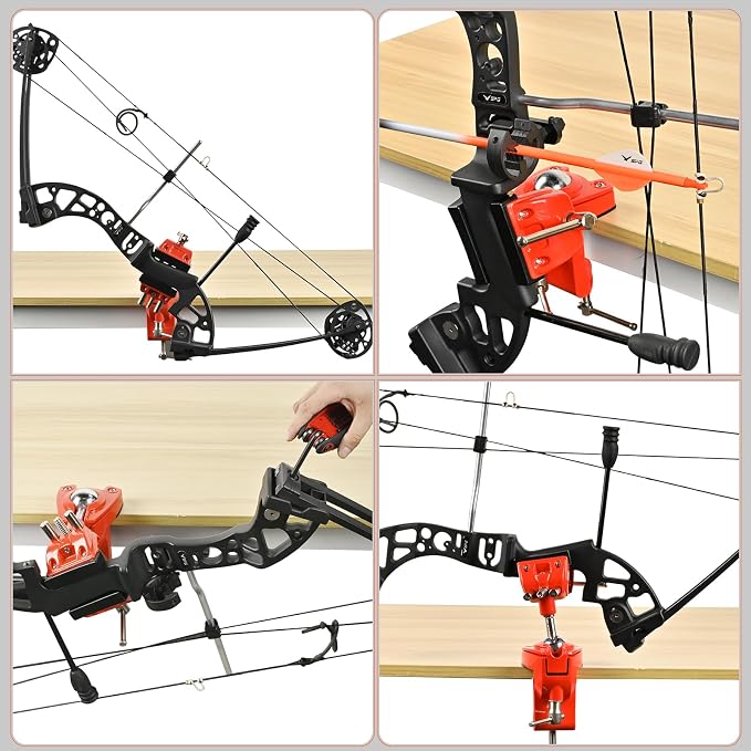 360° Rotating Universal Bow Vise for Compound & Recurve Bow Tuning