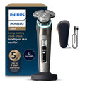 Philips Norelco Shaver i9000 Prestige - Wet & Dry Electric Shaver, Gold Oyster, Sense IQ Technology, Triple Lift & Cut System, 360 Rotating Dual SteelPrecision Blades, Quick Clean Pod, Model XP9203/81