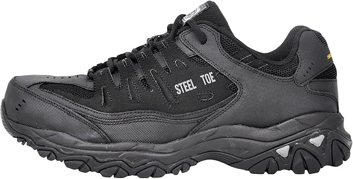 Skechers Men's Cankton Steel Toe Construction Shoe - Electrical Hazard Rated, Memory Foam