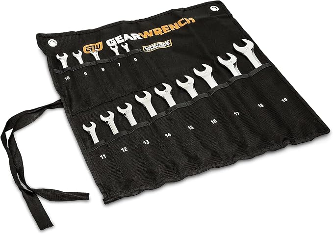 GEARWRENCH 14 Piece 6 Point Combination Metric Wrench Set | 81925 (Pack of 10)