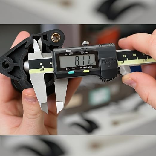 Mituttoyo (500-197-30) Caliper 8 inch, 0-8" /(0-200 mm). Top Precision, Absolute AOS Encoder .0005”/0.01 mm Resolution - High Quality Stainless Steel Caliper (Measurement Tool).