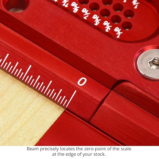 Woodpeckers T Square, 32 Inch, Precision Woodworking T-Square Ruler, Built-in Edge Support, Scribing & Shelf Pin Guides, Rack-It Mount, Made in USA