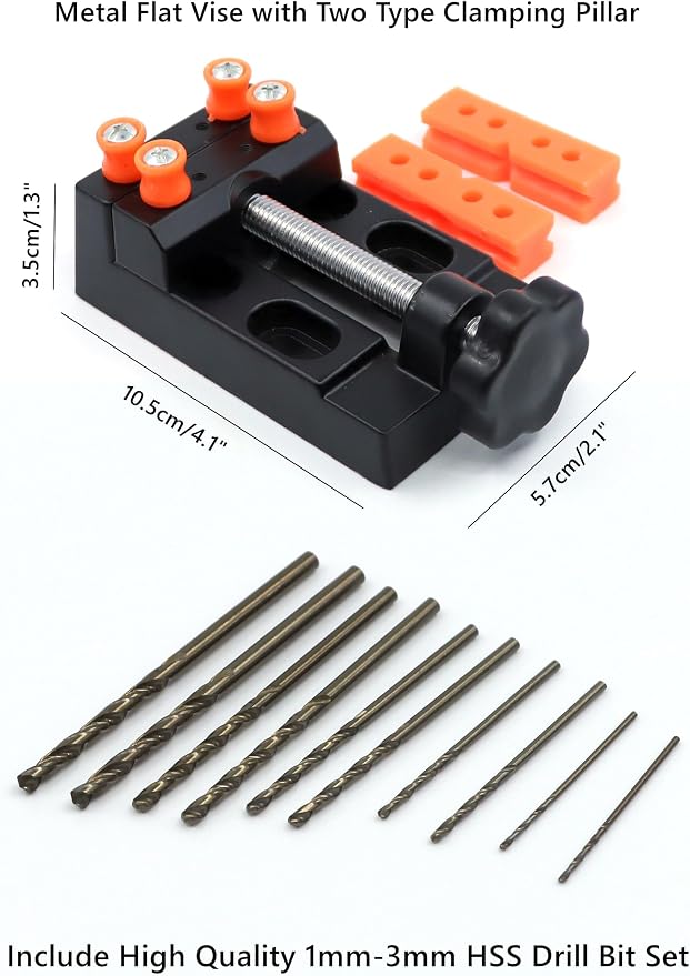 Precision Mini Drill Press Benchtop Driller Machine B10 Upgraded