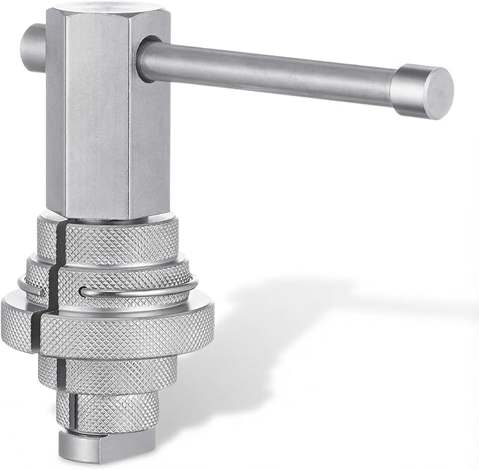 31405 Compatible with Model 342 Internal Wrench with 4-1/2 Internal Pipe Wrench, Silver, Suitable for Securing Wardrobe Drain Pipes, Bathtubs, Washbasins, and Sink Strainers