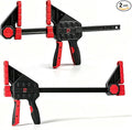 600lbs Clamping Force Bar Clamps for Woodworking, 12 Inch Wood Clamp × 2pcs, Four Times Clamping Force of Standard Products, One Hand Heavy Duty Bar Clamps, Quick Grip Clamps for Carpentry