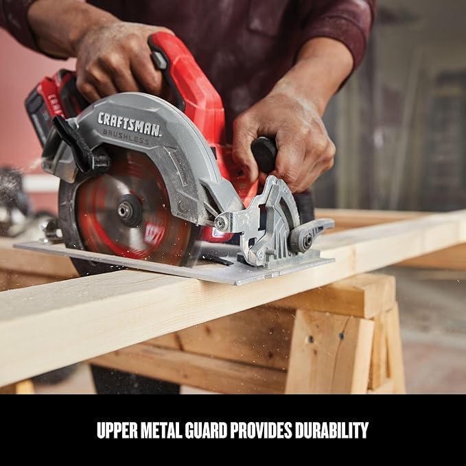 CRAFTSMAN V20 Cordless Circular Saw, 7-1/4 inch, Bare Tool Only (CMCS550B)