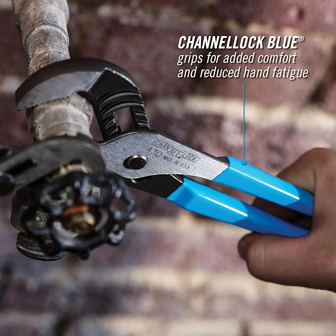 Channellock CHL430 10-Inch Straight Jaw Tongue and Groove Plier