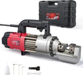 7/8" Electric Hydraulic Rebar Cutter 2-2.5s Cutting Speed Portable Rebar Cutter Cutting Rebar 4-22mm #7 1150w 120v/60hz (RC22-Red)