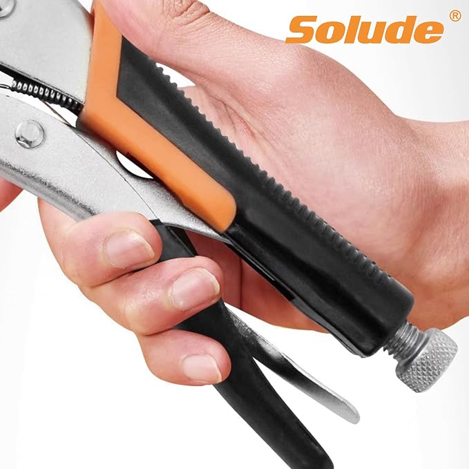 11-Inch C-Clamp Locking Pliers,Heavy Duty Vise Grip Welding Clamp With Swivel Pads for Woodworking,Home,Metalworking,Auto Repair(4 Pack)
